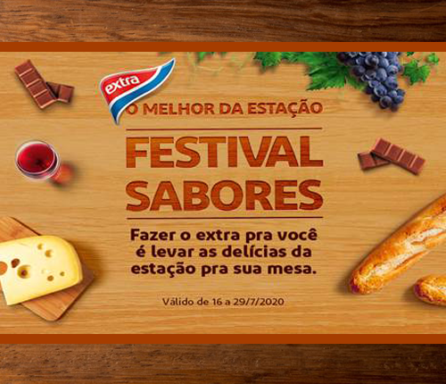 Extra promove Festival Sabores com ofertas em itens como vinhos, cervejas especiais, queijos e doces