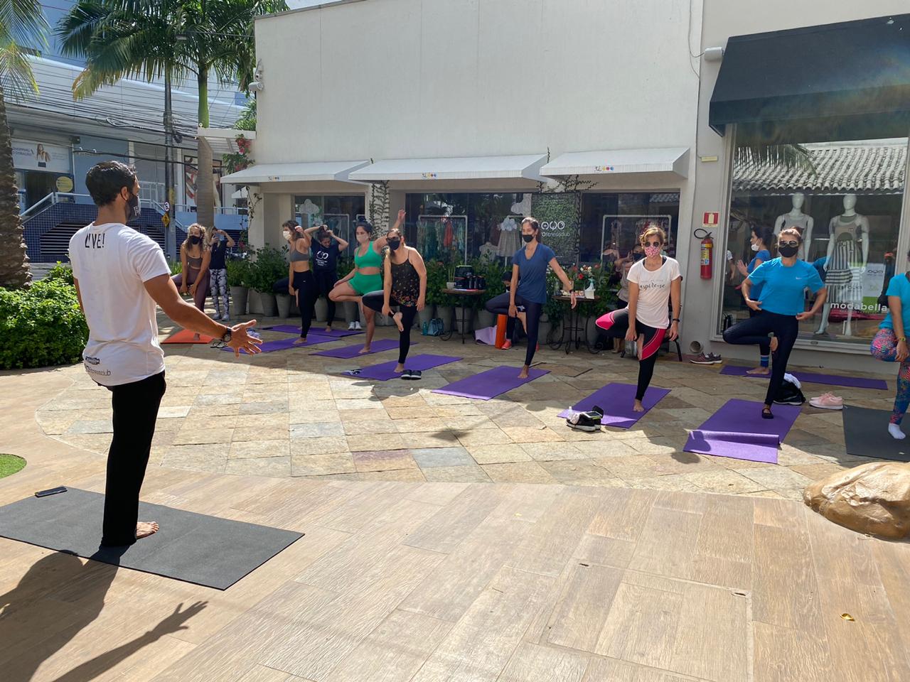 Jardins Open Mall e Ayo Fitness Club trazem programação gratuita de treinos ao ar livre