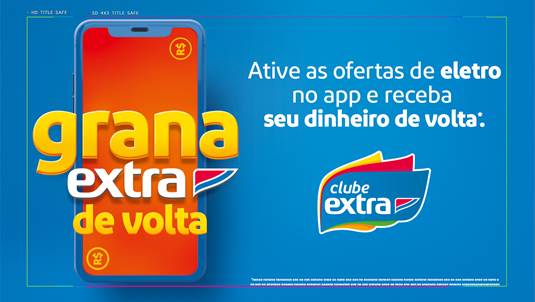 Extra faz dinâmica de cashback para consumidor que comprar eletro neste sábado (12/9)