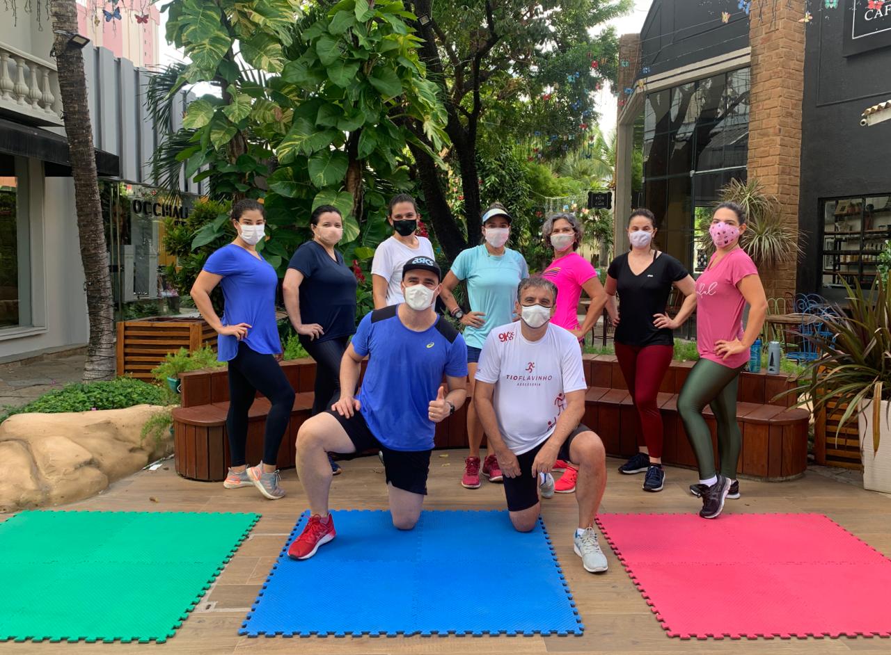 Jardins Open Mall recebe nova turma de treino funcional do Tio Flavinho