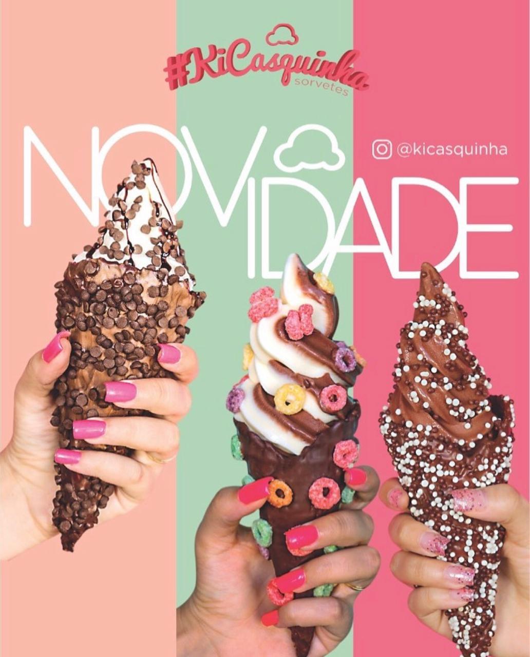 #KiCasquinha inaugura primeira unidade de Fortaleza no Shopping Benfica com preços atrativos e um cardápio de deixar qualquer um com água na boca