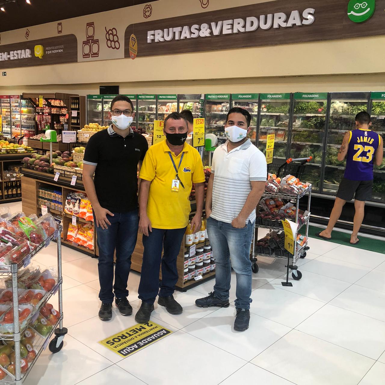 Campo Ouro Verde fornecerá hortaliças para mais uma loja do grupo Super Lagoa, situada na av. Santos Dumont