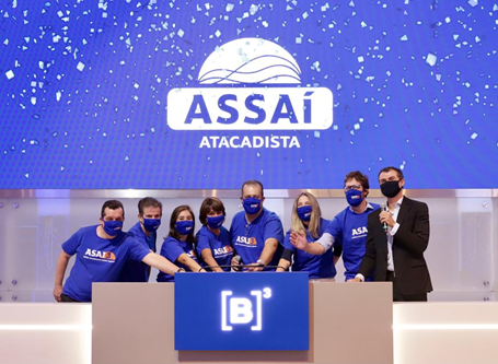 Assaí estreia na Bolsa de Valores e ações disparam