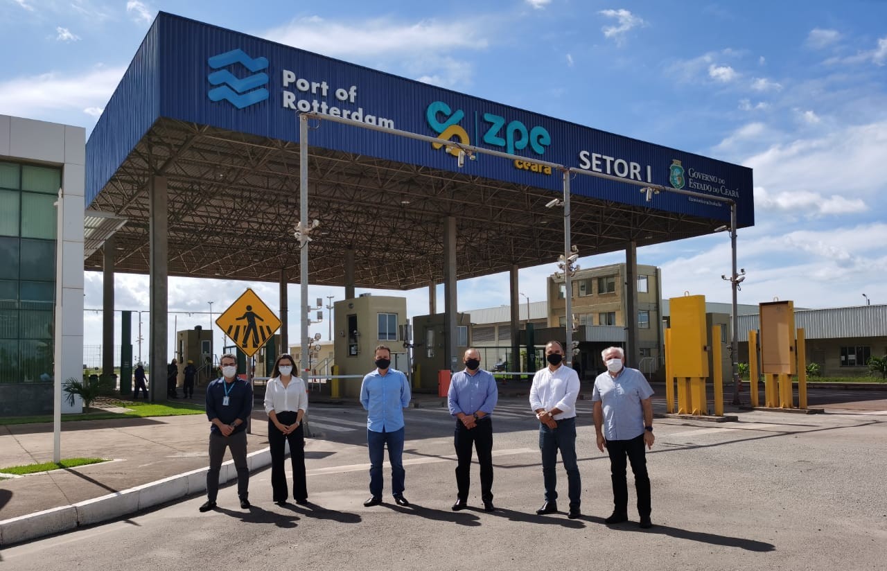 Eduardo Amaral faz visita à ZPE Ceará e ao Porto do Pecém para reforçar a parceria de negócios entre as empresas e a AECIPP