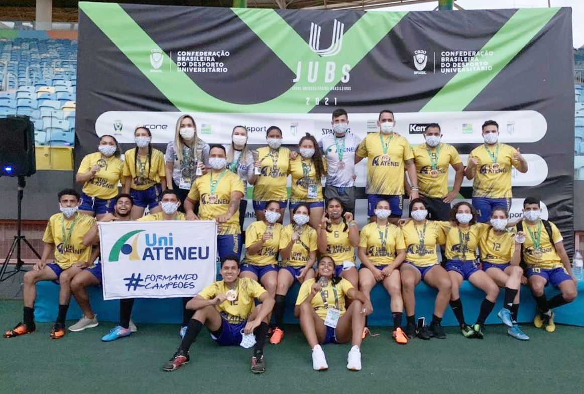 UniAteneu se destaca nos JUBs 2021 e fica com o 2º e 3º lugares no Brasil com as equipes de rugby 7