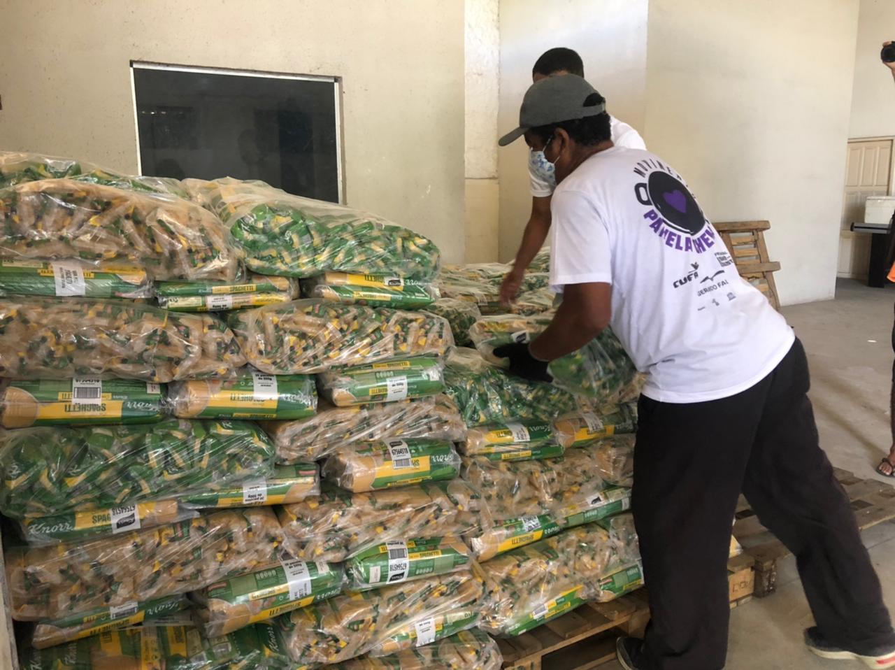 CUFA Ceará arrecada 70 toneladas de alimentos para famílias carentes