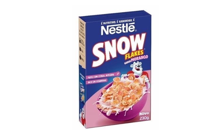 Snow Flakes® lança cereal sabor morango e apresenta nova identidade visual