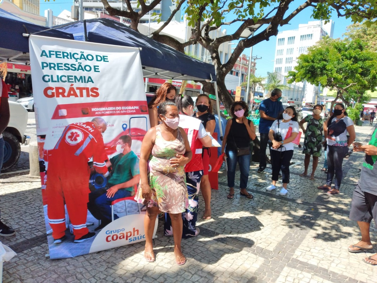 Coaph Saúde promove aferições de pressão e glicemia para a população de forma gratuita