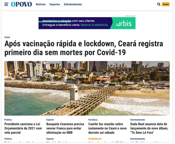 O POVO lança mudanças no portal, que fica mais rápido e moderno