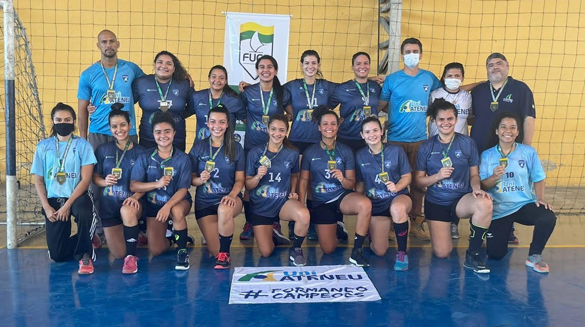 Time de handebol da UniAteneu é heptacampeão do JUCs 2021 e garante participação nos JUBs