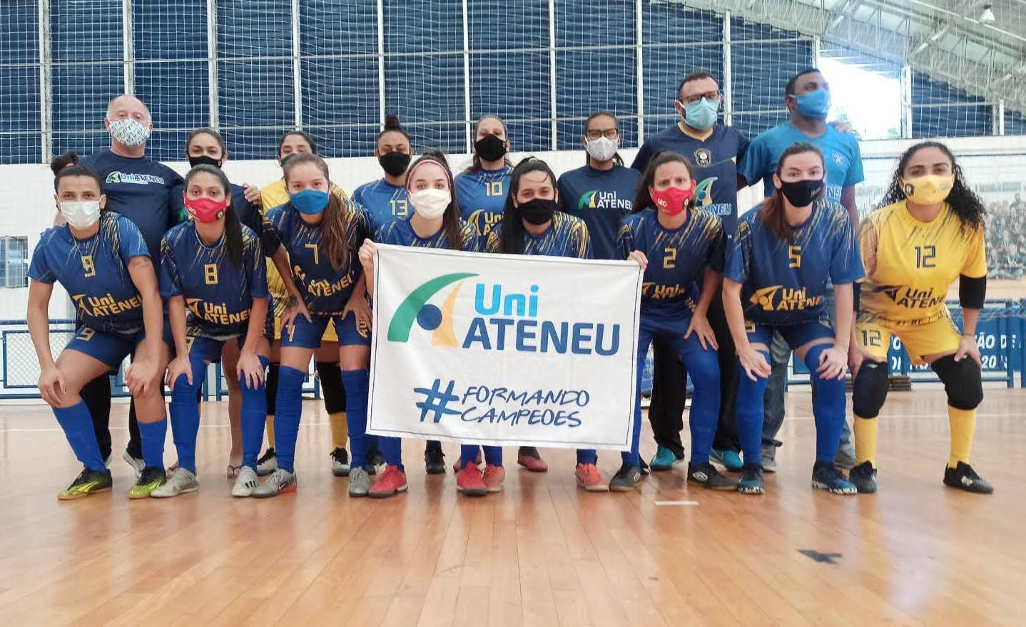 UniAteneu vence os JUCs 2021 e se torna a melhor IES do Ceará no futsal feminino e masculino