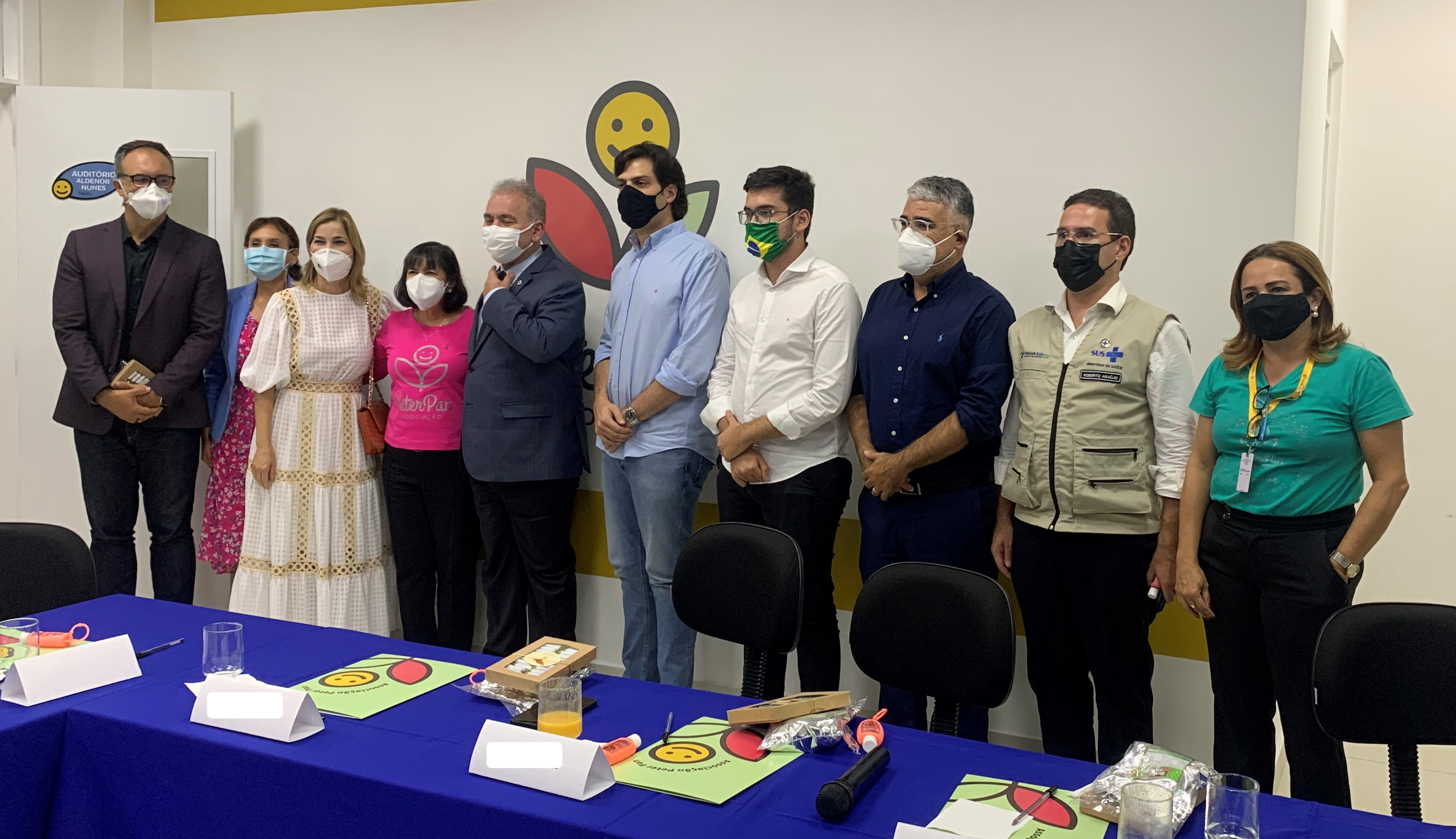 Associação Peter Pan recebe a visita do Ministro da Saúde