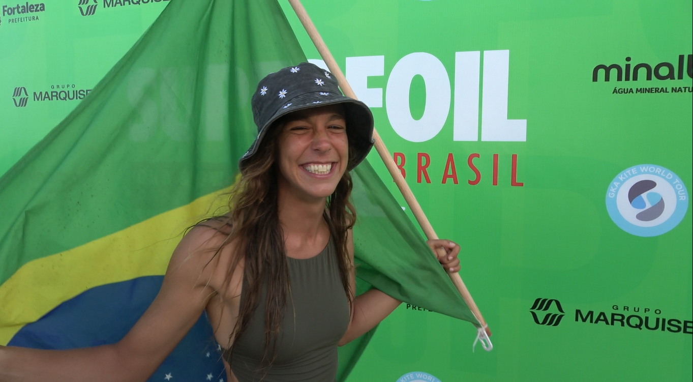 Brasileira Marcela Witt é campeã sul-americana de Wingfoil Race no Superfoil Brasil 2021