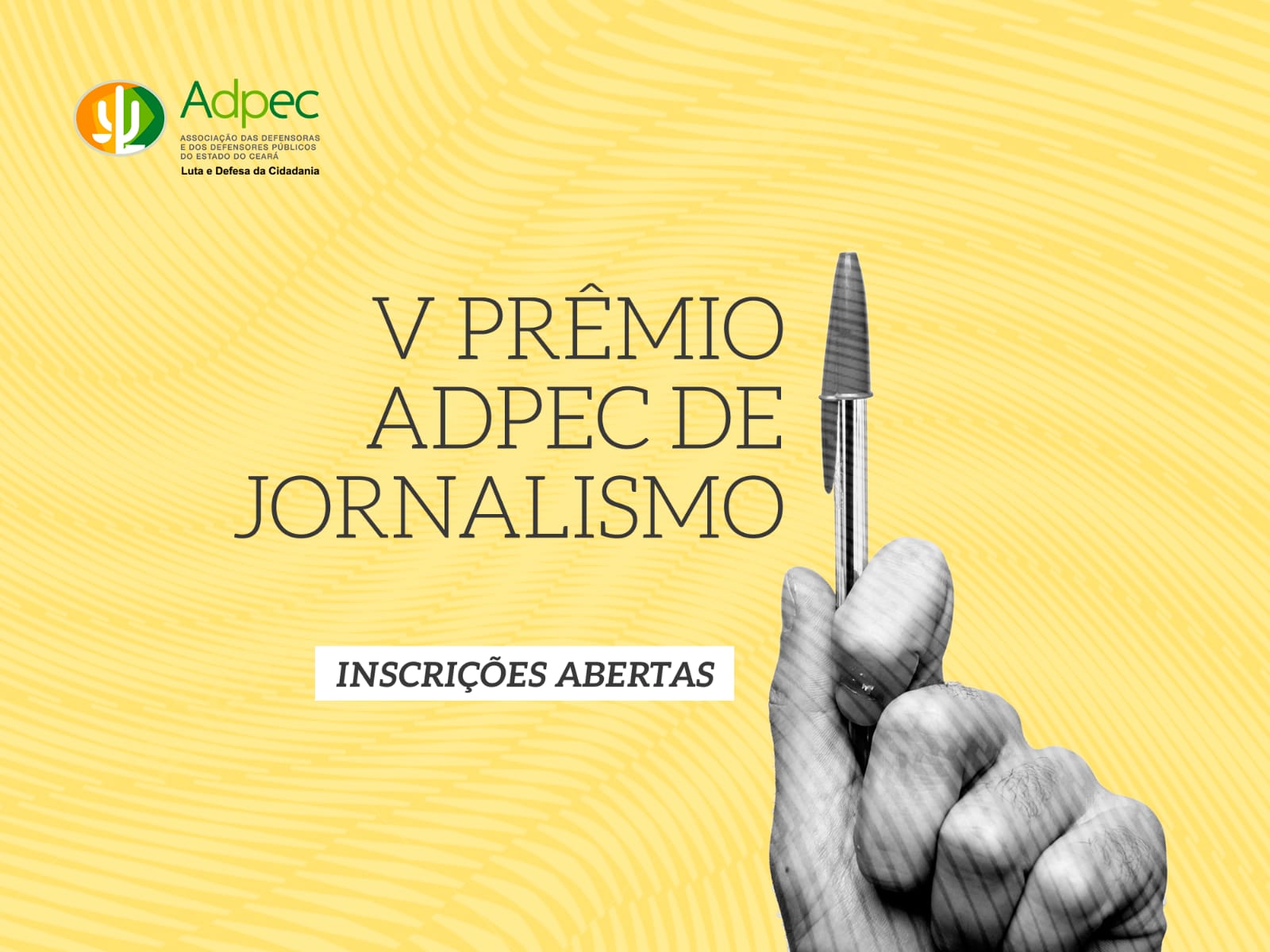 As inscrições para o prêmio de Jornalismo ADPEC já começaram