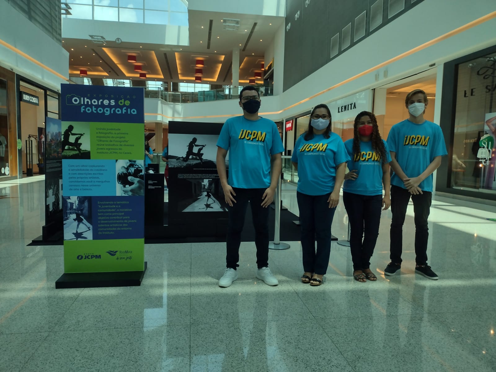 Jovens do Instituto JCPM apresentam exposição fotográfica nos shoppings RioMar