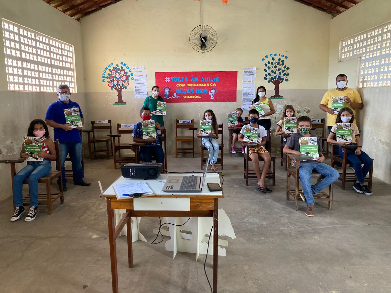 Todos contra a caça: Associação Caatinga realiza campanha com ações educativas para estudantes em Crateús