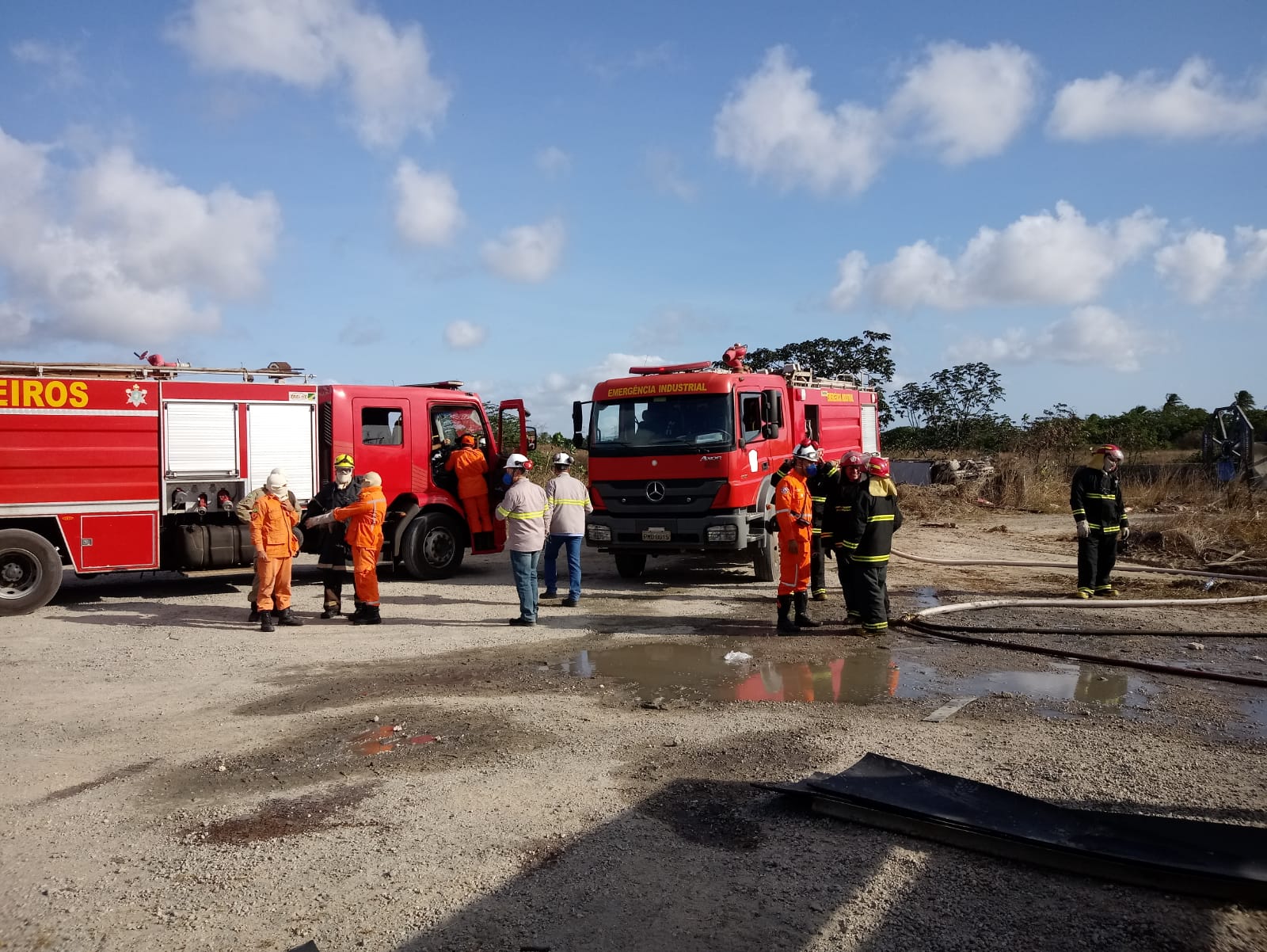 Para combater ocorrências de acidentes e incêndios na região do Complexo do Pecém, AECIPP realiza Plano de Auxílio Mútuo