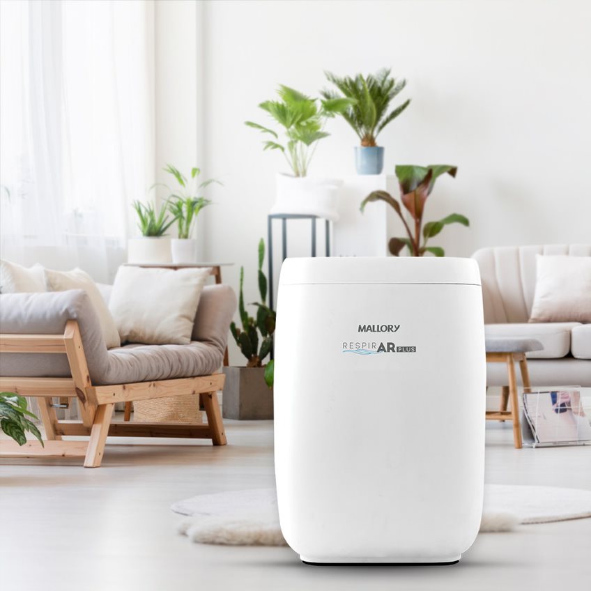 Mallory lança Purificador de Ar que Elimina até 99,95% de vírus, ácaros, bactérias e impurezas do ambiente