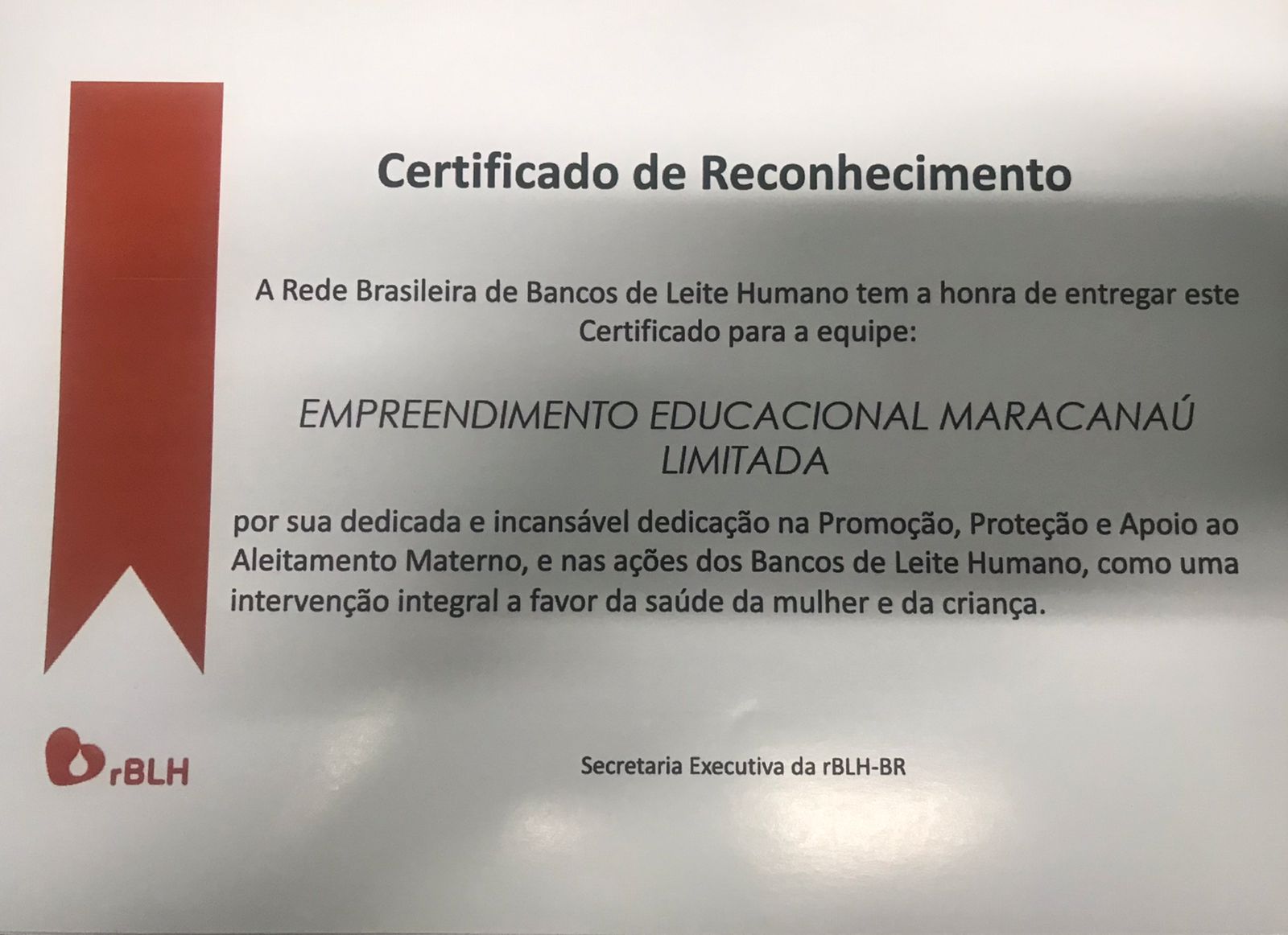 Posto de coleta de leite materno da Clínica Integrada de Saúde da Unifametro recebe certificação do Hospital Albert Sabin