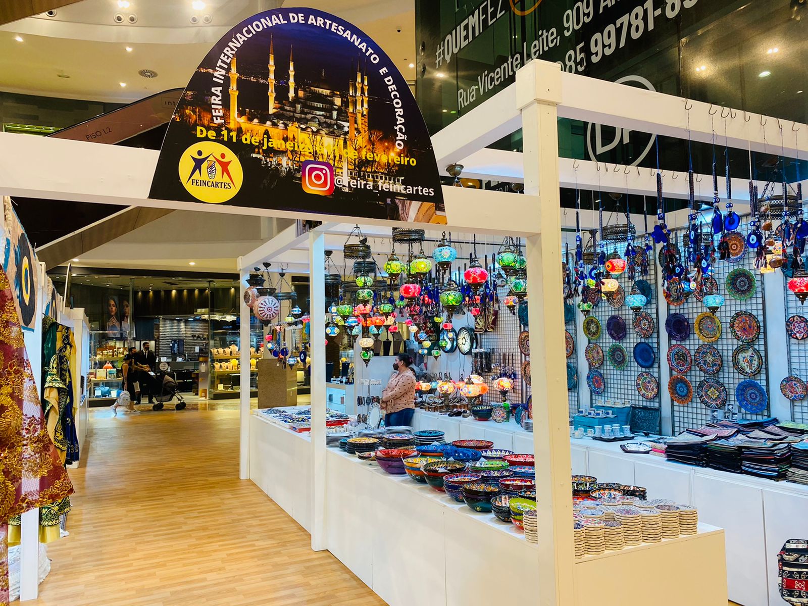 Feira reúne artesanato e artigos de decoração internacionais no RioMar Fortaleza