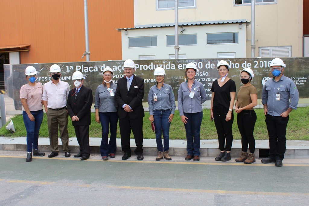 Companhia Siderúrgica do Pecém (CSP) recebe visita institucional de comitiva do Tribunal Regional do Trabalho