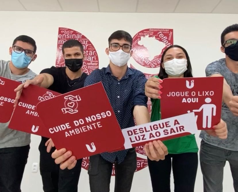 Dia Mundial da Saúde é tema de atividade coletiva entre alunos e professores da Uninta Fortaleza