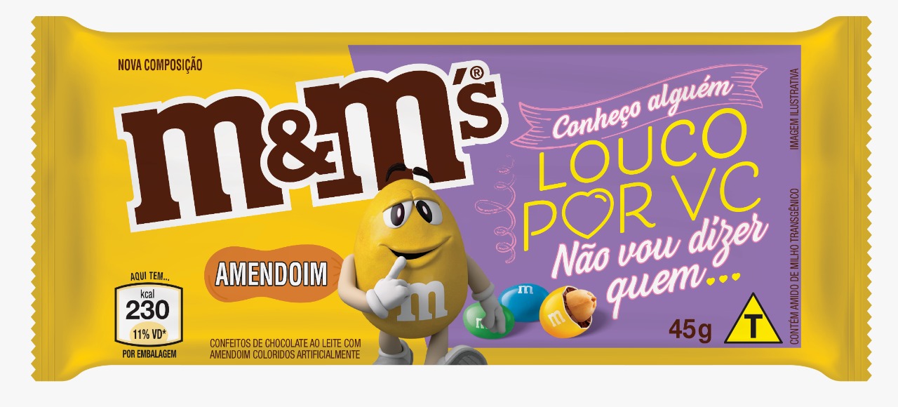 “De: M&M’S Para: Todo Mundo” é a nova campanha da marca que incentiva o envio de Correio Elegante para os apaixonados