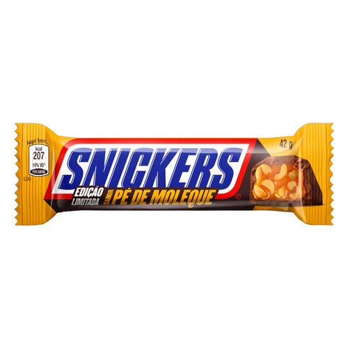 SNICKERS®️ atende pedidos de consumidores e volta com a versão Sabor Pé de Moleque