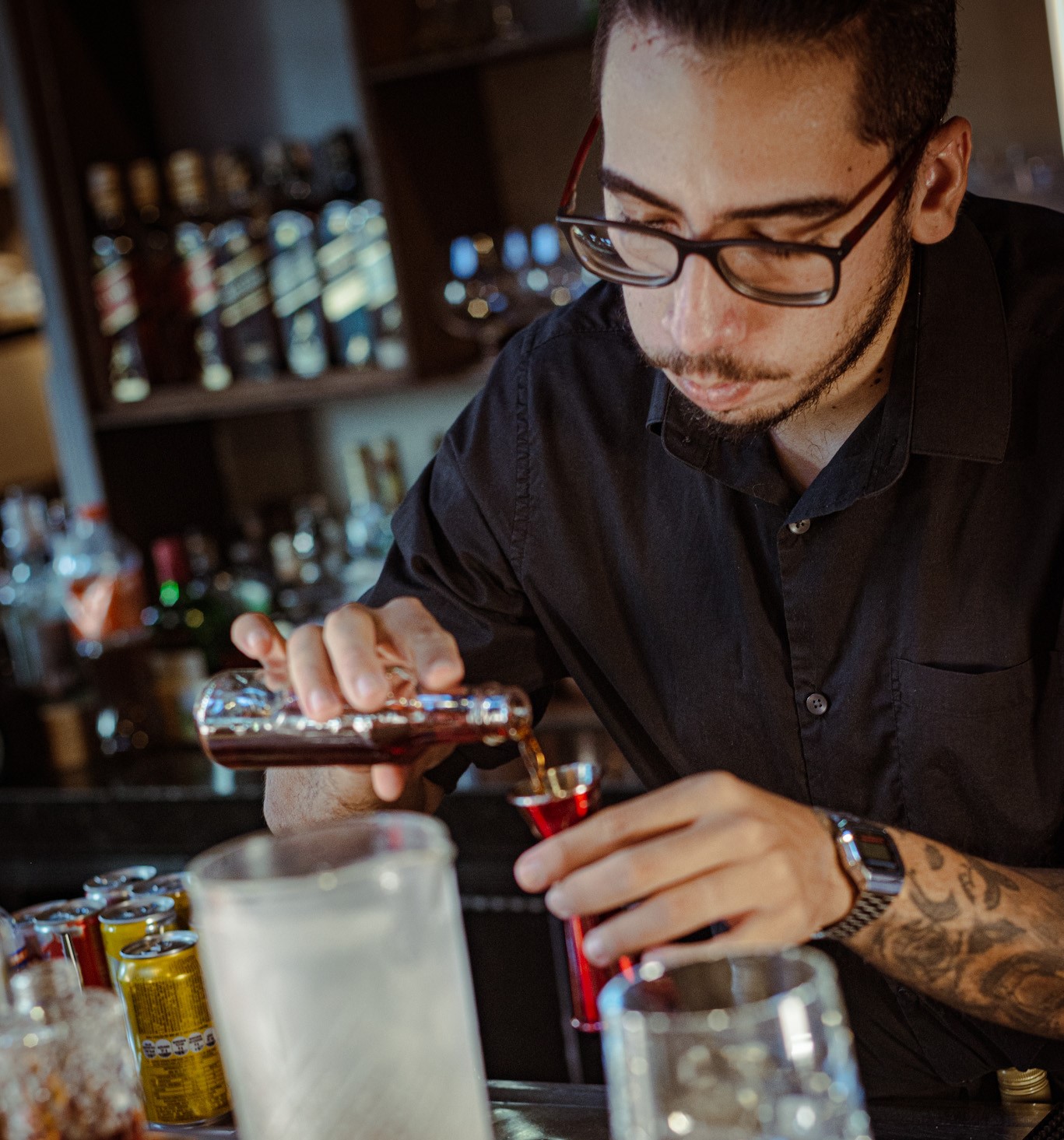 Mixologista do grupo HOST, Pablo Mello compete na Campari Bartender Competition 2022, em São Paulo