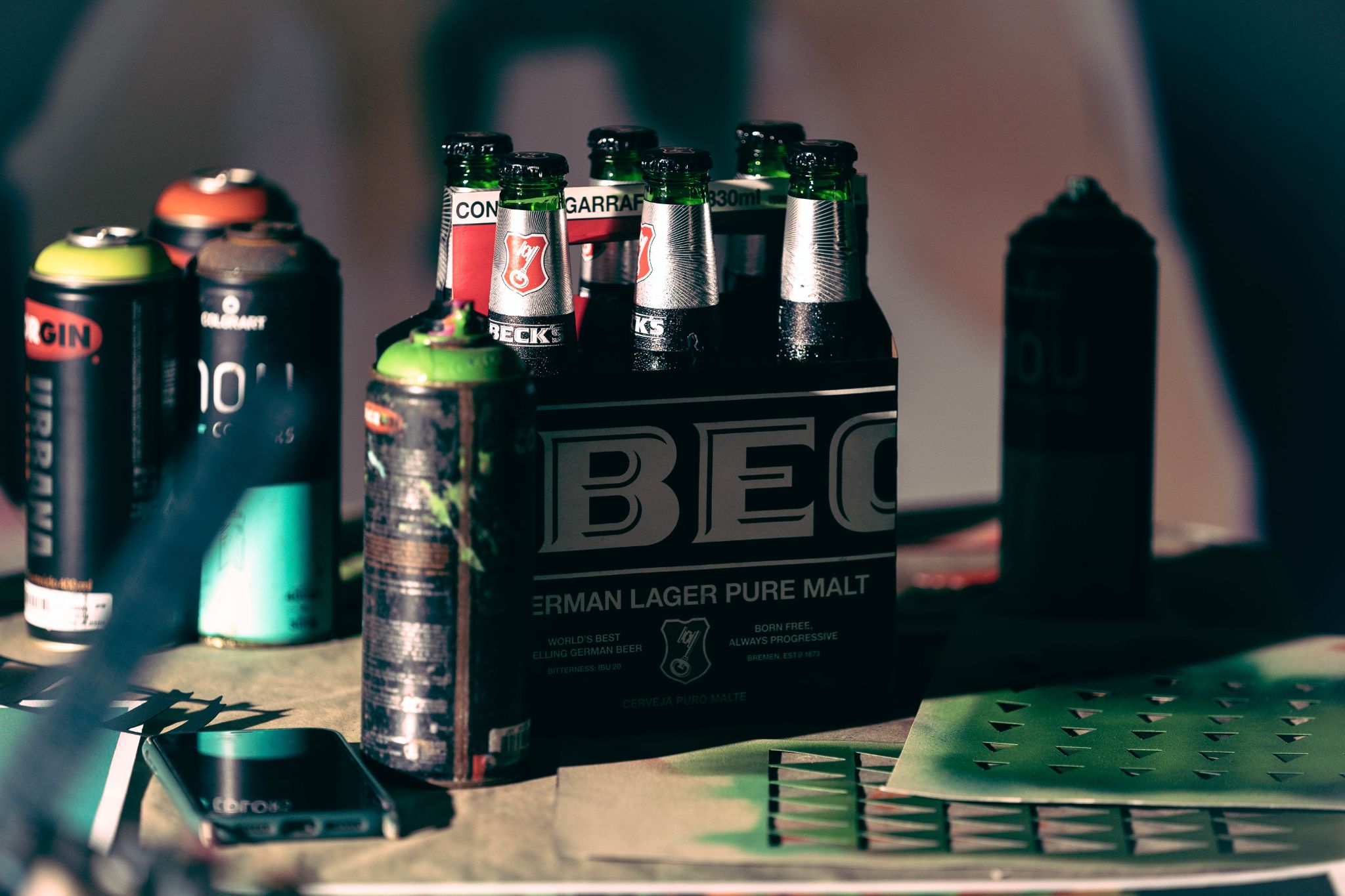 Cervejas Beck’s poderão ser trocadas por obras de artes do Acidum Project