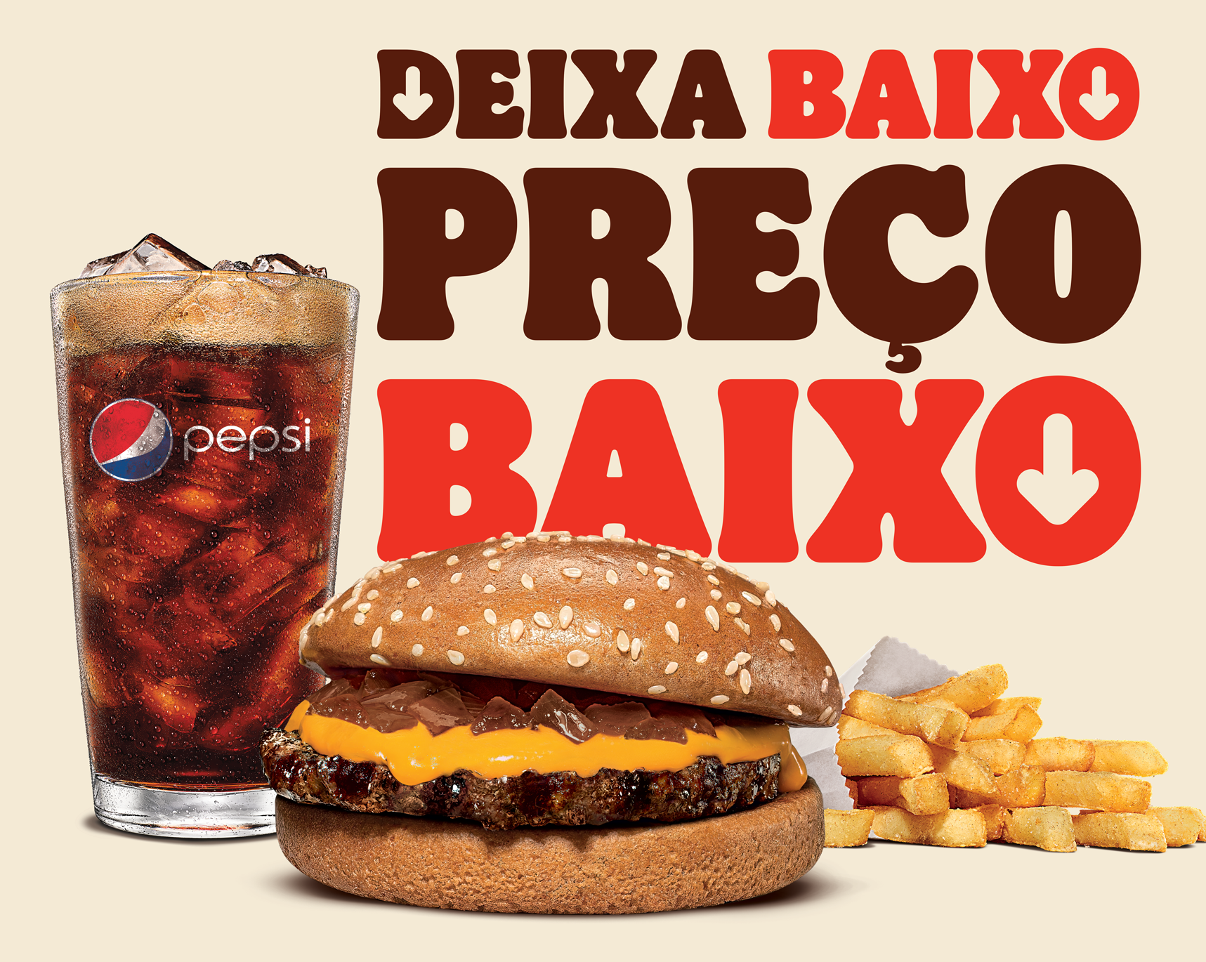 Com viral do TikTok, Burger King® traz campanha “Deixa baixo, preço baixo” para o mês do cliente