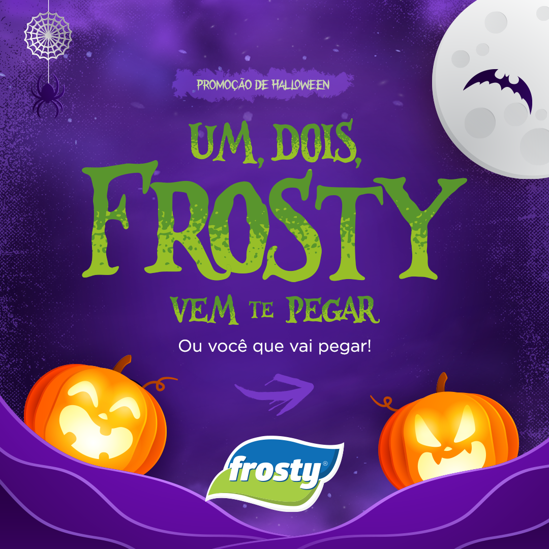 Halloween com Sorvetes Frosty