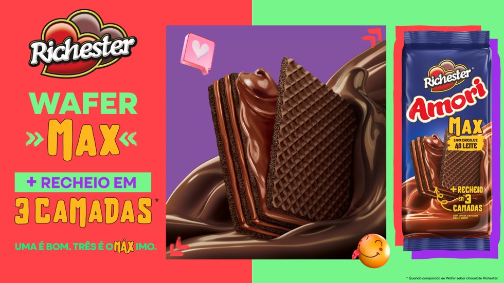 Richester lança nova campanha “Eu Nunca”, focada nos biscoitos WaferMax &nbsp;