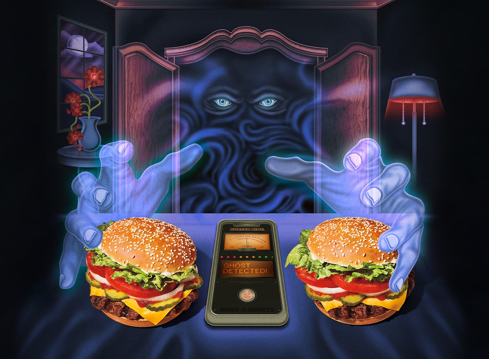 Burger King® cria mecânica inédita de caça aos fantasmas em ação de Halloween