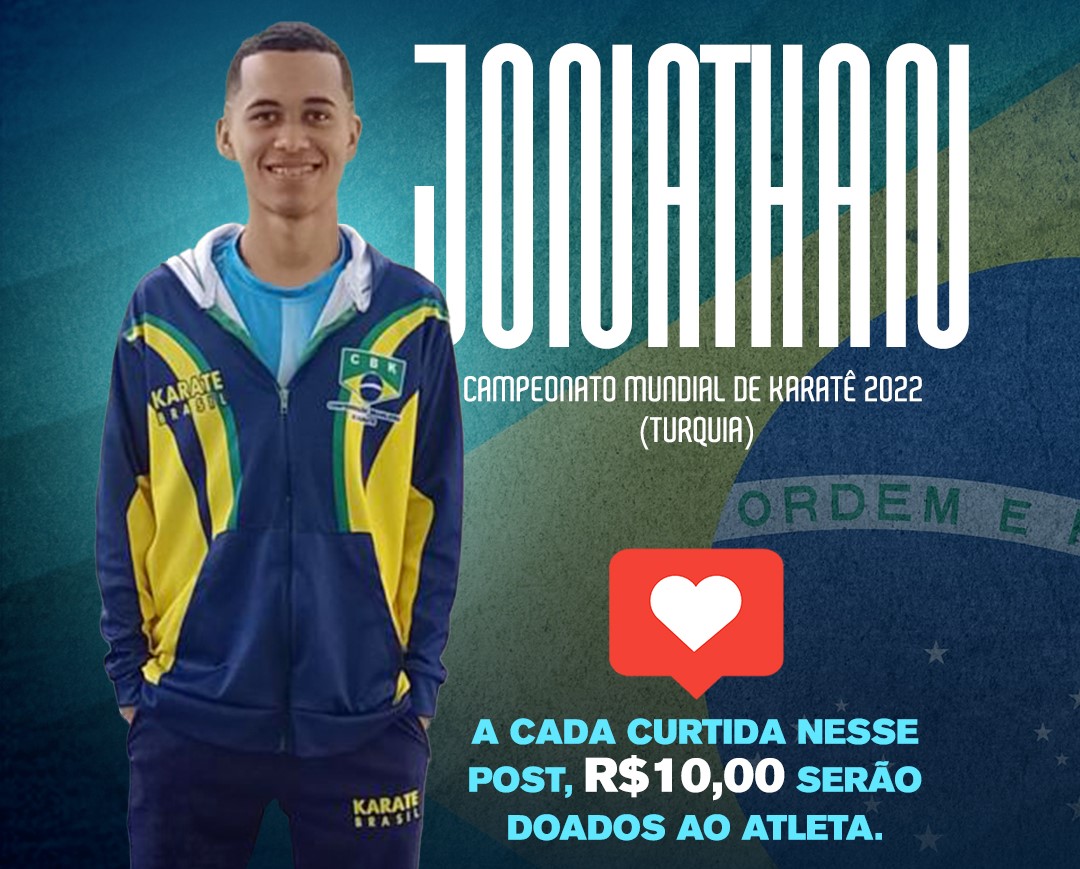Instituto Aço Cearense realiza campanha nas redes sociais para ajudar karateca a conseguir apoio financeiro para participar do Mundial de Karatê