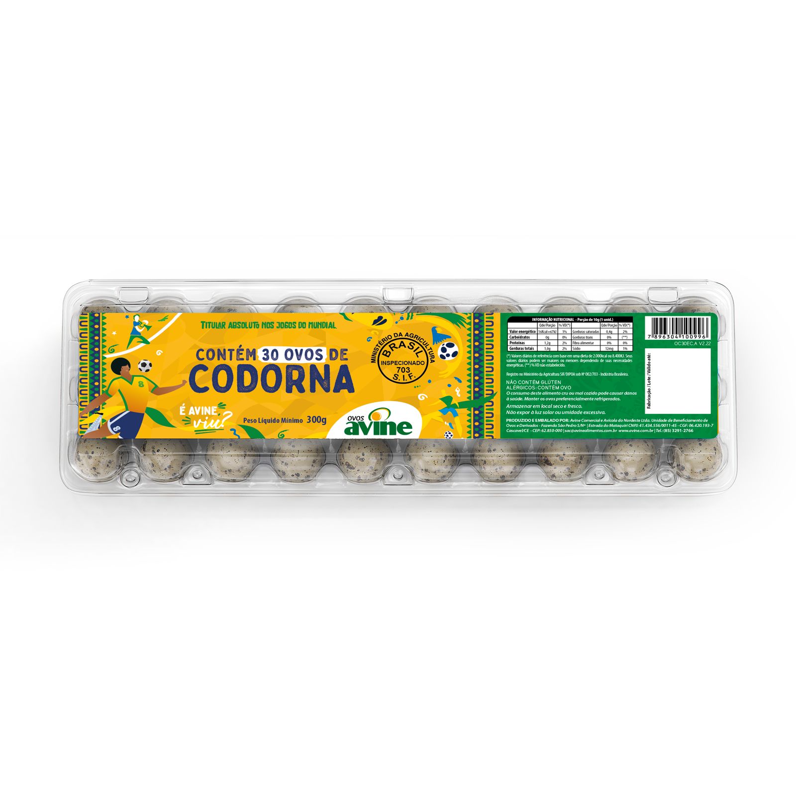 Avine Alimentos lança embalagem especial para a Copa do Mundo