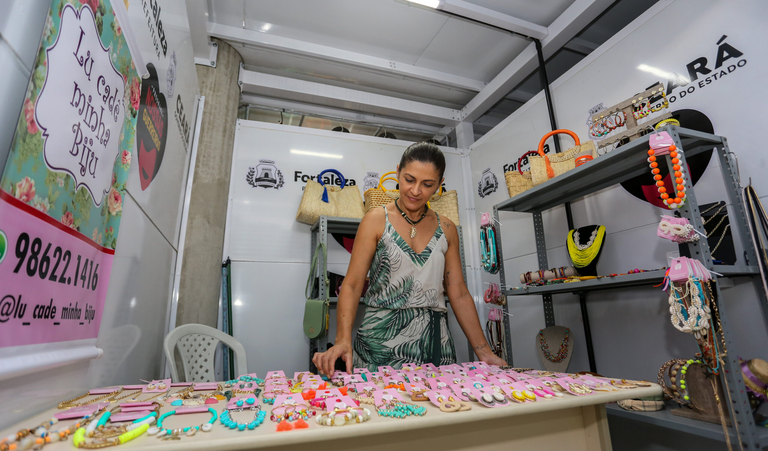 Empreendedoras do Programa Nossas Guerreiras participam da Feira Mulher em Foco na Areninha Murilão