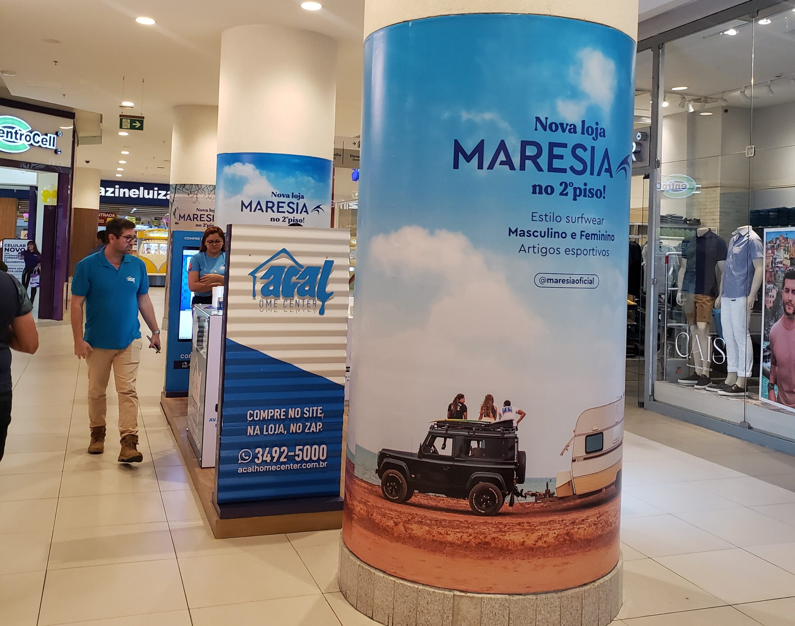 Acal inaugura stand no shopping de Maracanaú com experiência para o cliente