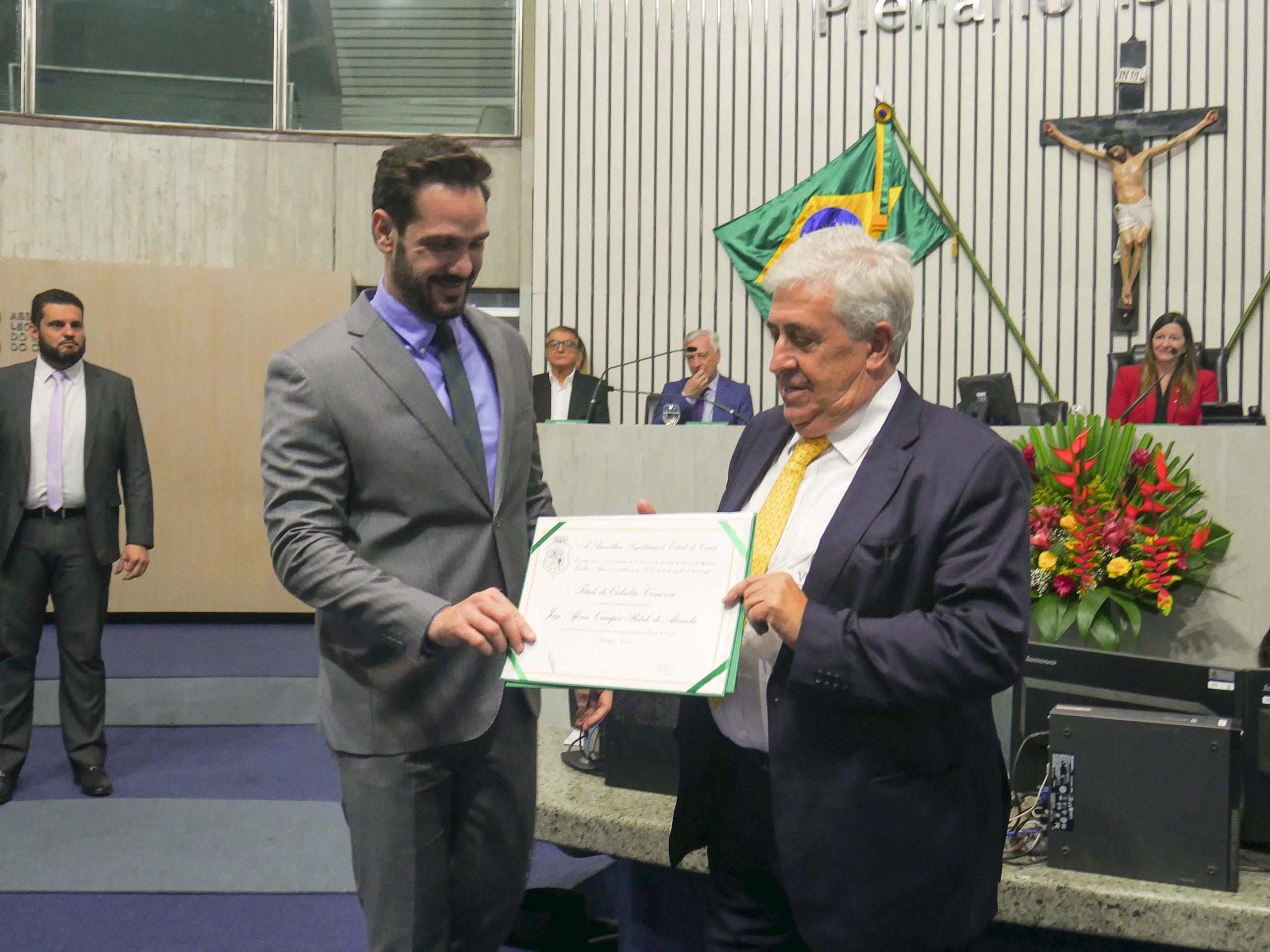 Jorge Rebelo de Almeida, fundador da Vila Galé, recebe título de Cidadão Cearense