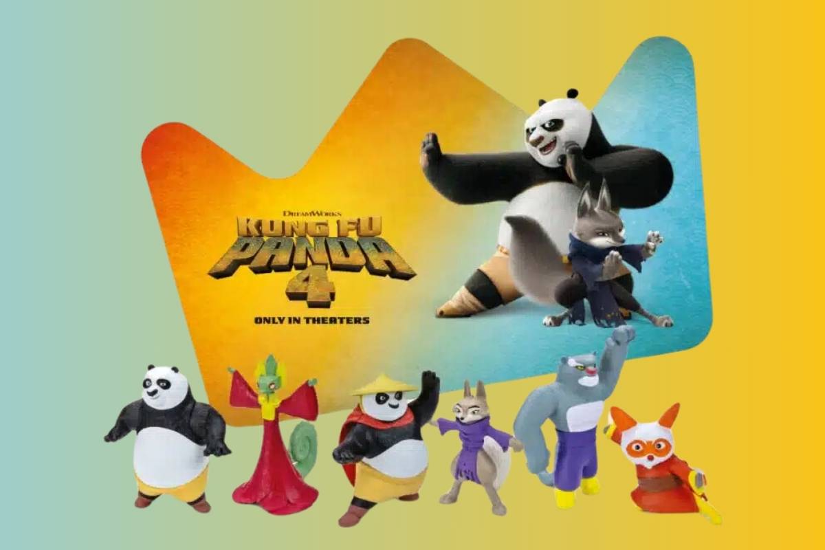 Burger King® traz novidades no Combo King Jr. e oferece brinquedos inspirados nos personagens de Kung Fu Panda 4