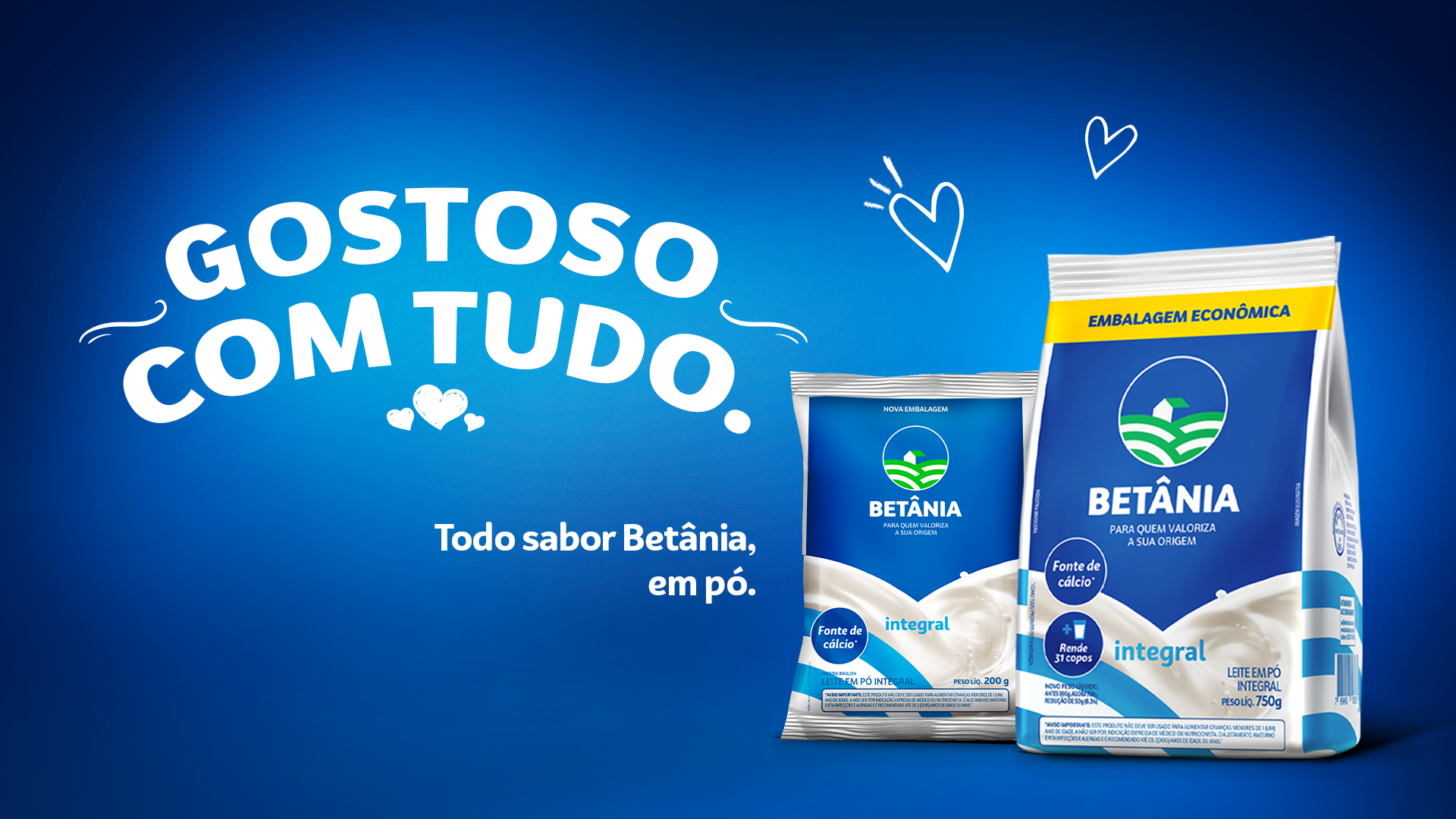 Campanha Gostoso com Tudo inspira consumidores a serem criativos ao saborear o leite em pó Betânia