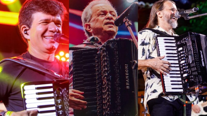 Encontro das sanfonas: Iguatemi Hall recebe show de Waldonys, Dorgival Dantas e Flávio José neste sábado (12)