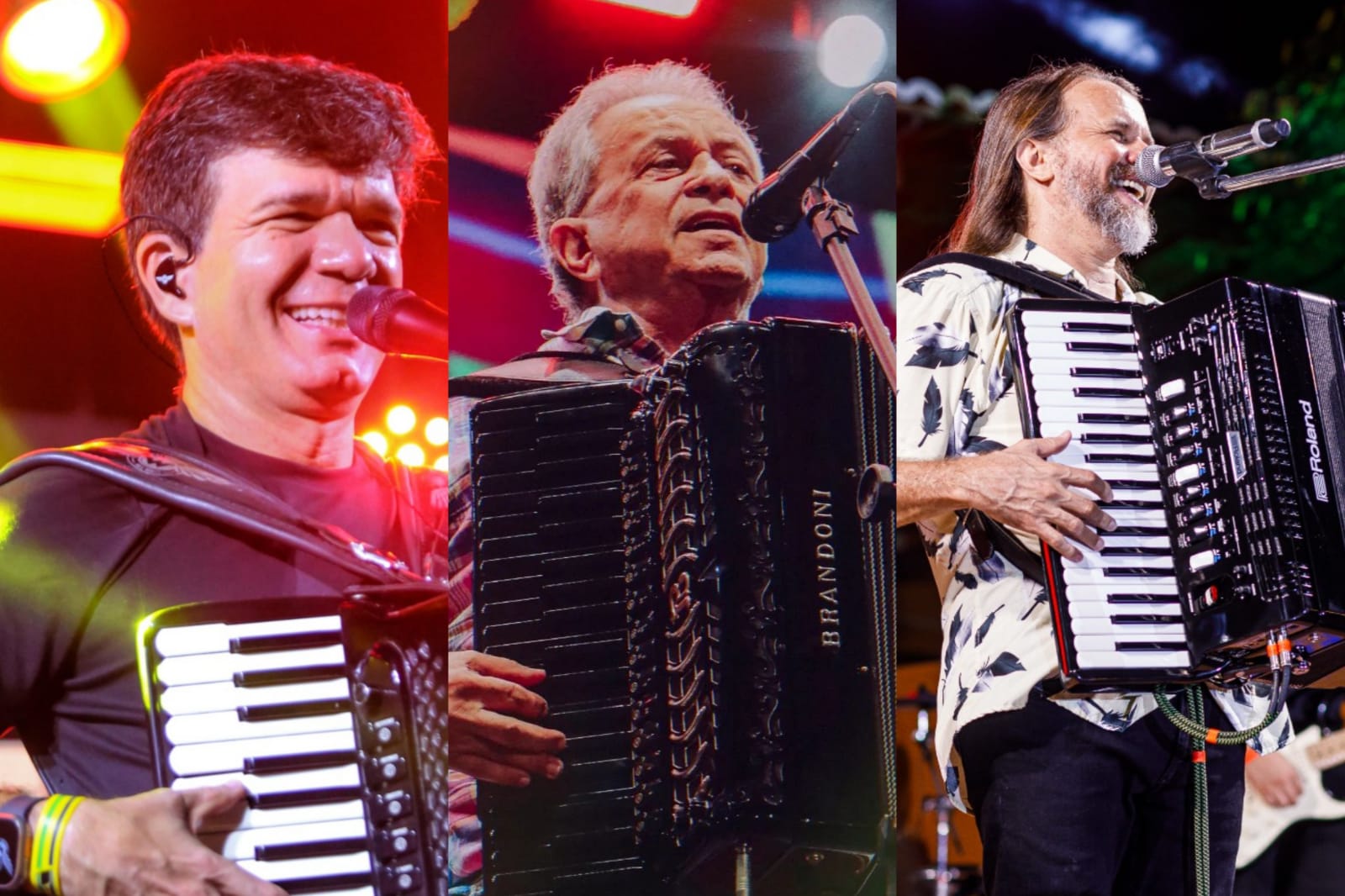 Encontro das sanfonas: Iguatemi Hall recebe show de Waldonys, Dorgival Dantas e Flávio José neste sábado (12)