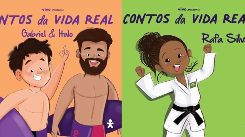 Vivo lança coleção de livros infantis com inspiração em atletas brasileiros