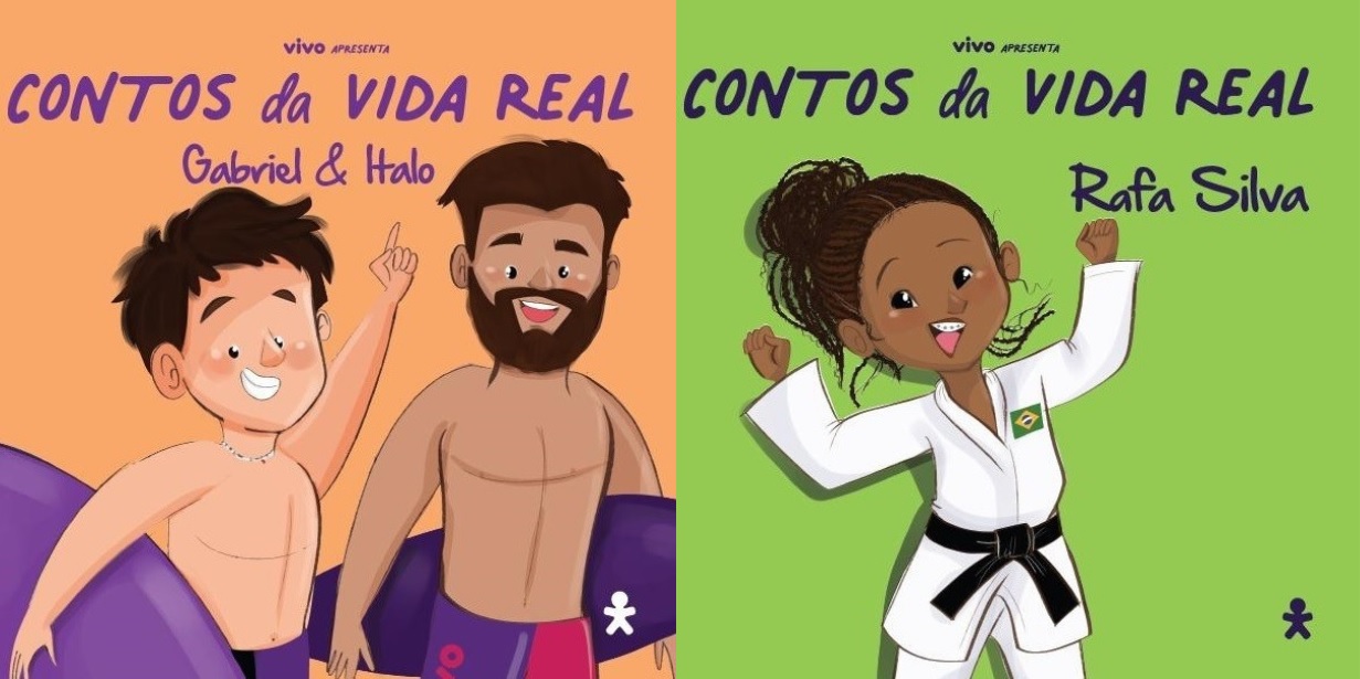 Vivo lança coleção de livros infantis com inspiração em atletas brasileiros