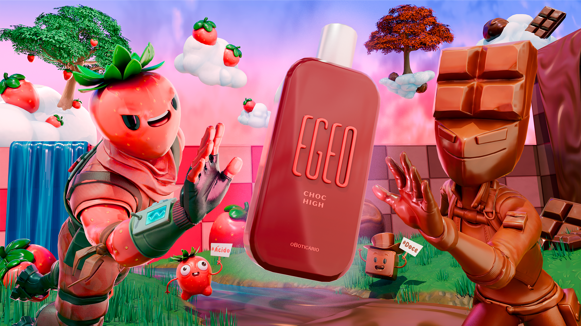 O Boticário apresenta novo EGEO Choc High com ação exclusiva no Fortnite