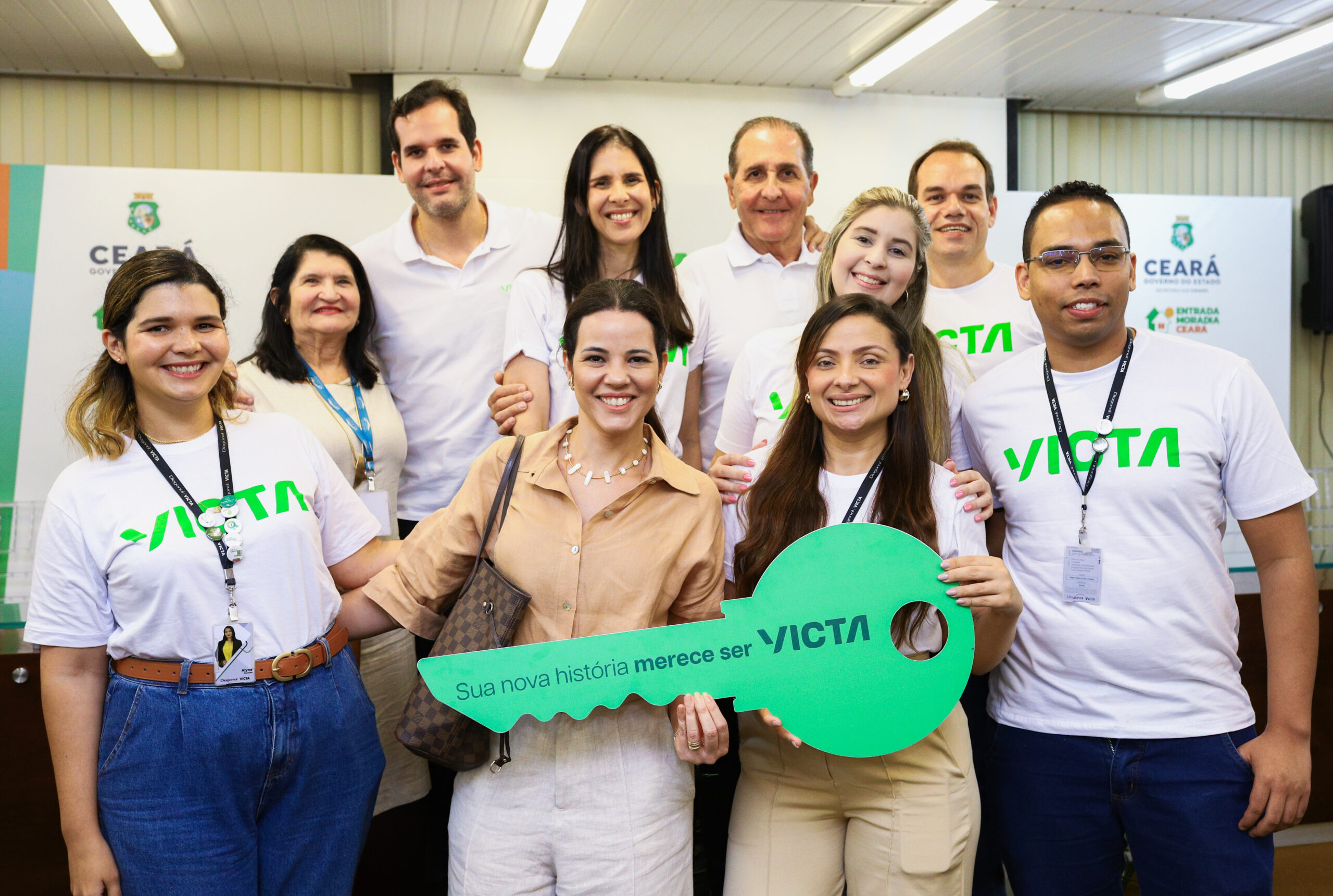 Clientes da Victa assinam contratos do Programa Entrada Moradia em parceria com o Governo do Ceará