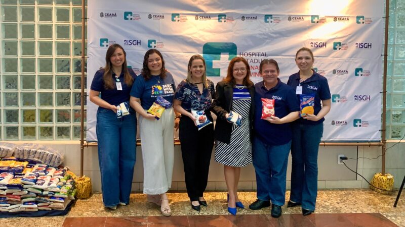 Hospital Leonardo Da Vinci doa mais de meia tonelada de alimentos ao programa Mesa Brasil Sesc