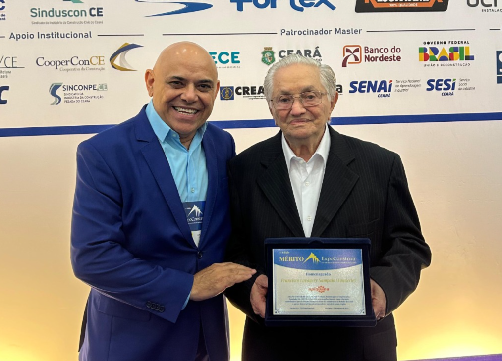 Fundador da Apiguana é homenageado com o Mérito ExpoConstruir 2025