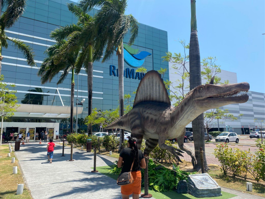 RioMar Kennedy apresenta exposição inédita “Dinossauros do Brasil” com réplicas em tamanho real